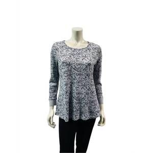 NEW VARIATIONS women's dark flower top in multi